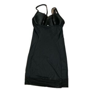 Womens Solid Black Padded Nightie Nightgown Lingerie Under Wire Small